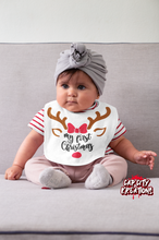 Load image into Gallery viewer, My 1st Christmas Bib
